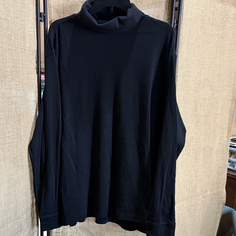 Covington Black Turtleneck Sweatshirt